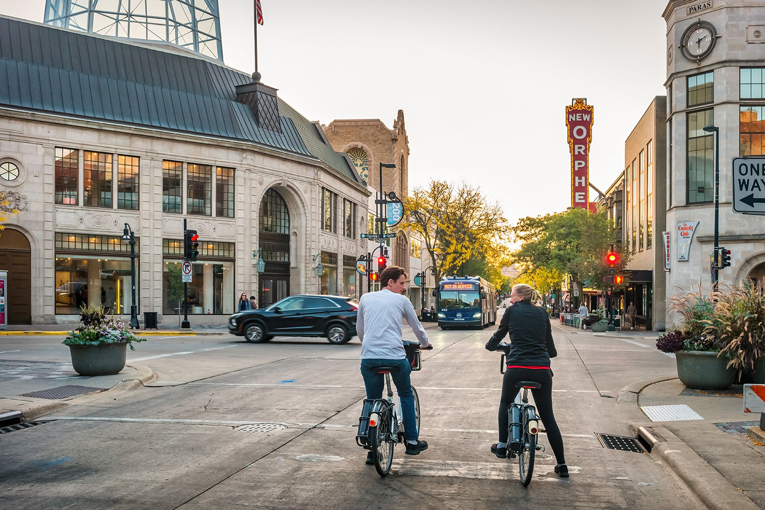Bike on State Street